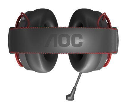 Bezdrátový herní headset AOC GAMING GH401 shora