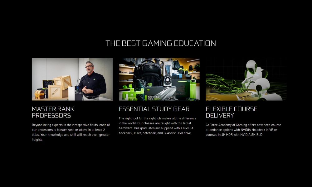 GeForce Academy of Gaming