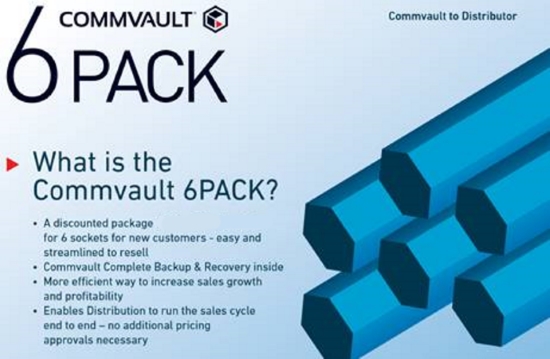 Commvault 6 pack