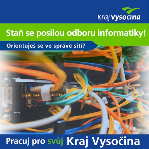 Pracovnice-pracovník IT technické podpory – správkyně-správce sítě odboru informatiky