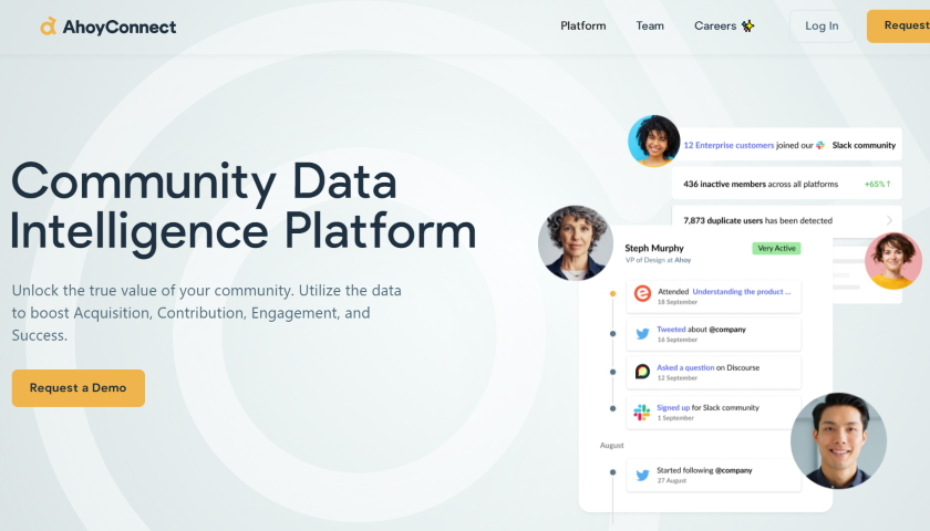 AhoyConnect Community Data