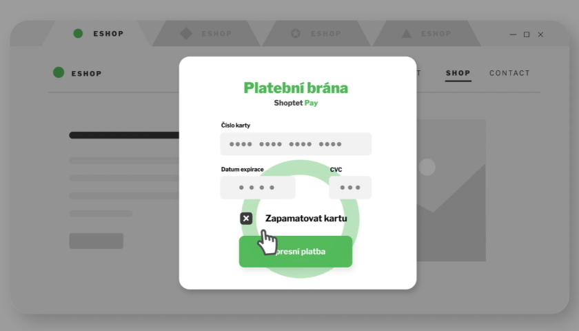 Platební brána Shoptet Pay