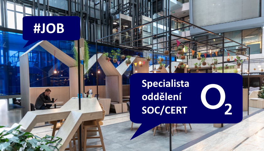 O2 Specialista oddělení SOC-CERT job práce