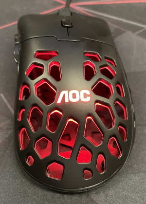 Herní myš AOC GM510 červená