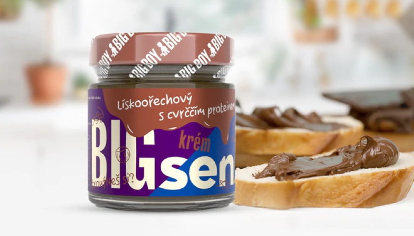 BIGsens - Lískoořechový krém s cvrččím proteinem