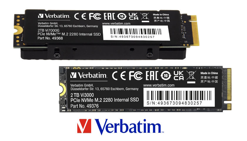 Verbatim - Nové interní PCIe NVMe M.2 SSD disky