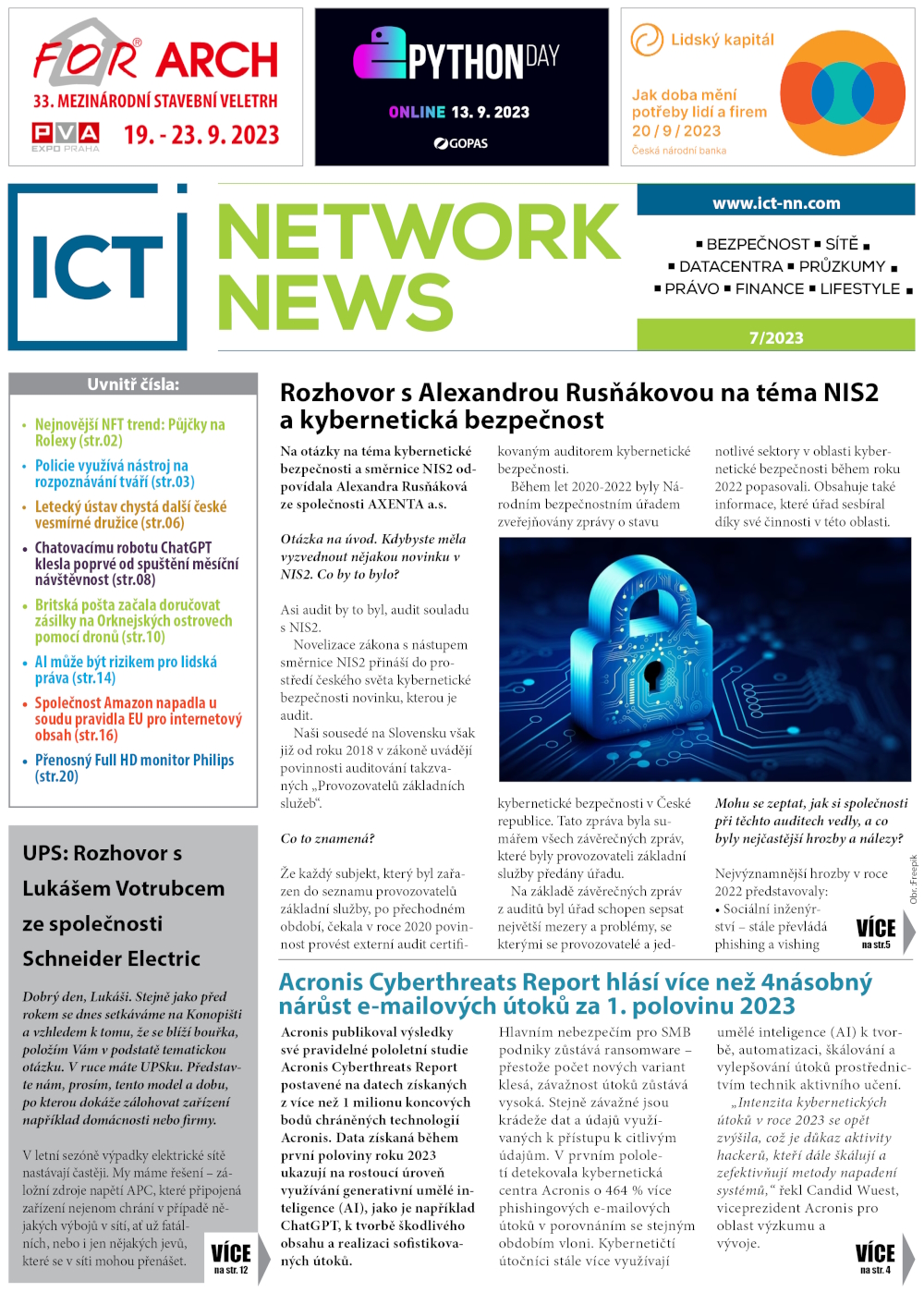 ICT NETWORK NEWS 7-2023