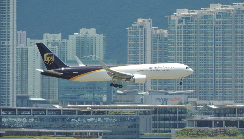 letadlo Hongkong