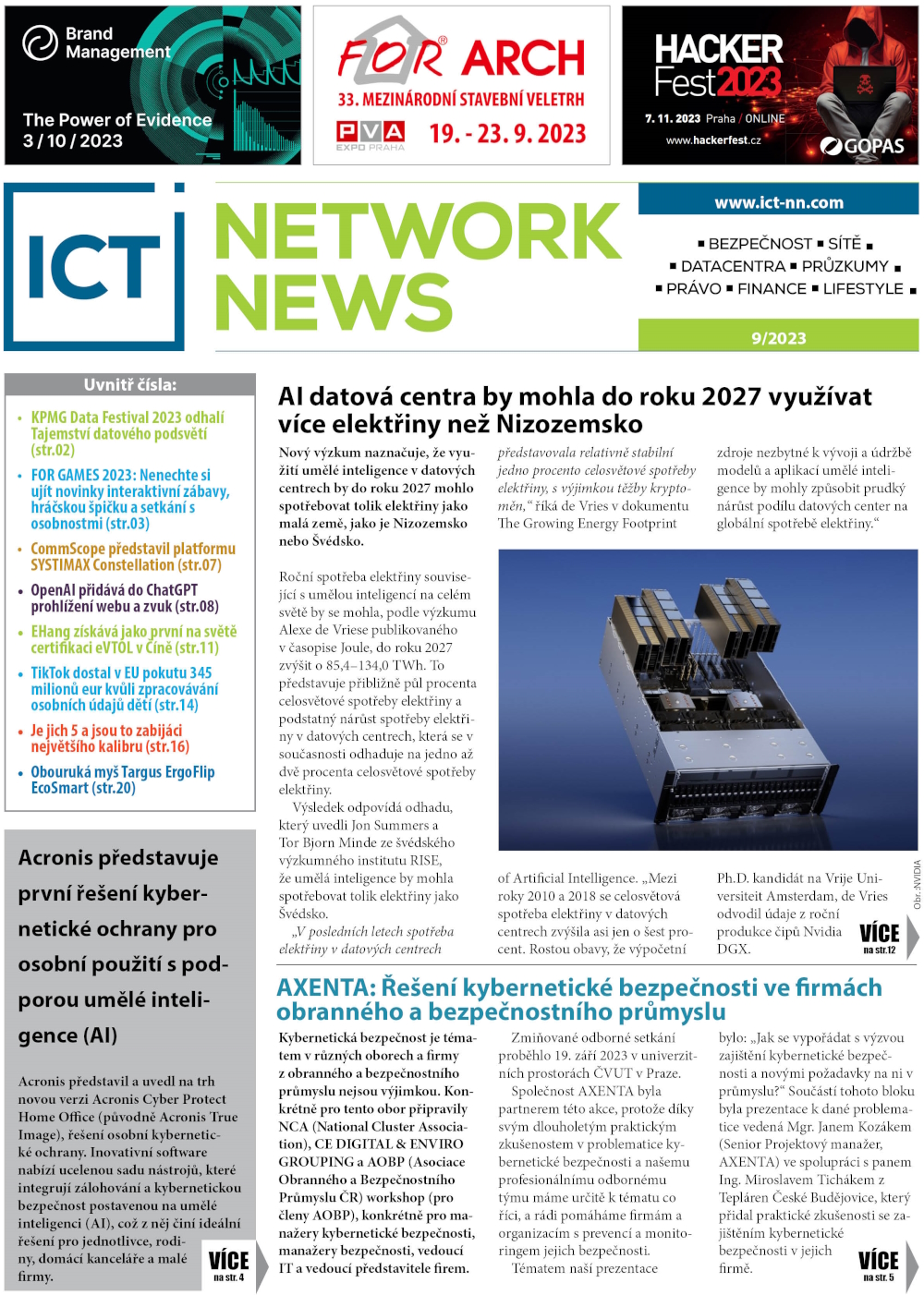 ICT NETWORK NEWS 9-2023