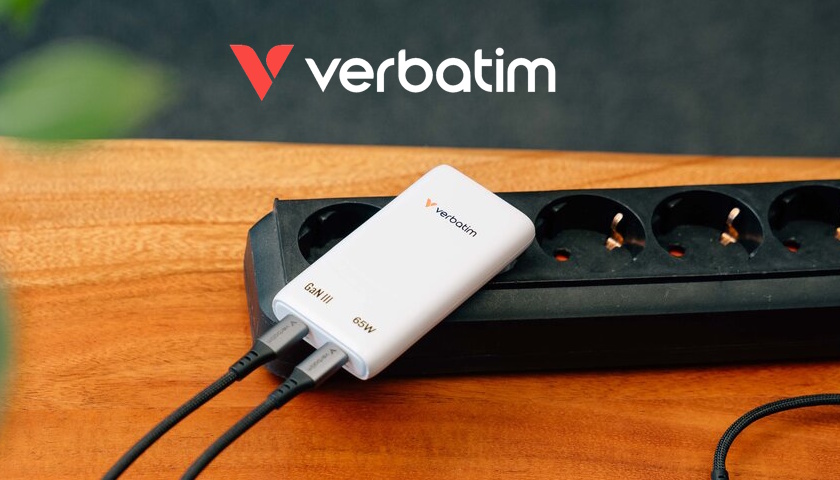 Kompaktní nabíječka Verbatim Fold 'n' Go GaN