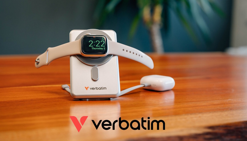 Powerbanka Verbatim Charge 'n' Go se dvěma kabely