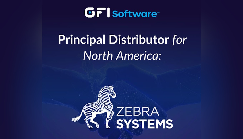 Zebra Systems je výhradním distribučním partnerem GFI Software pro Severní Ameriku