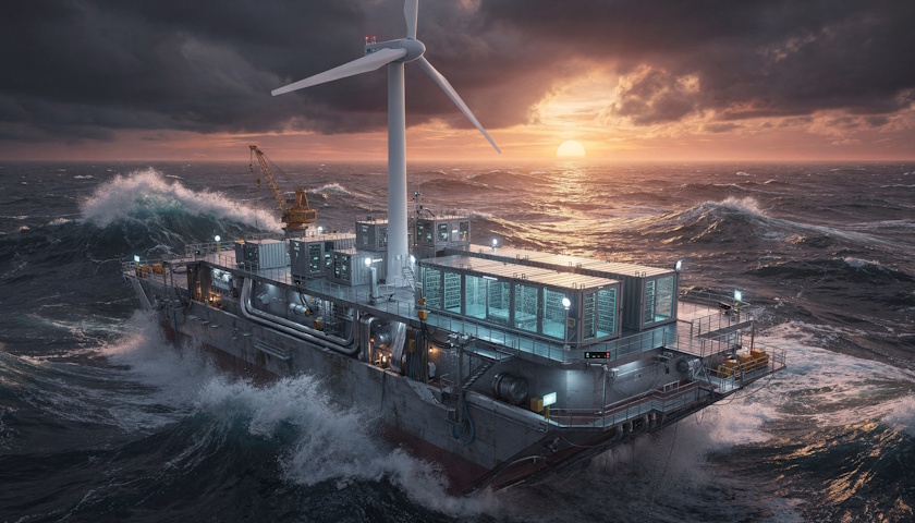 Aikido spouští plovoucí větrnou platformu s integrovaným modulárním AI datovým centrem