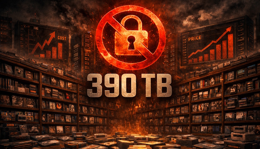 Archiv 390 TB videoher končí kvůli zdražování RAM, SSD a pevných disků