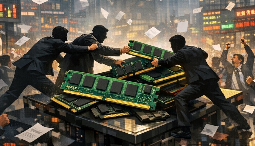 Ceny pamětí se nyní mění každou hodinu, menší firmy bojují o zbytky