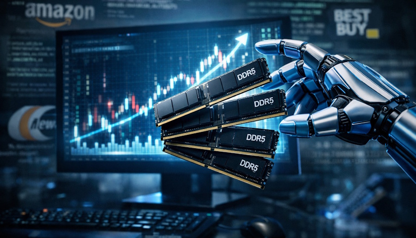 Dramboty údajně vykupují paměťové čipy a komponenty