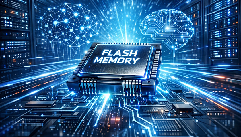 Nový standard rychlé flash paměti pro AI servery