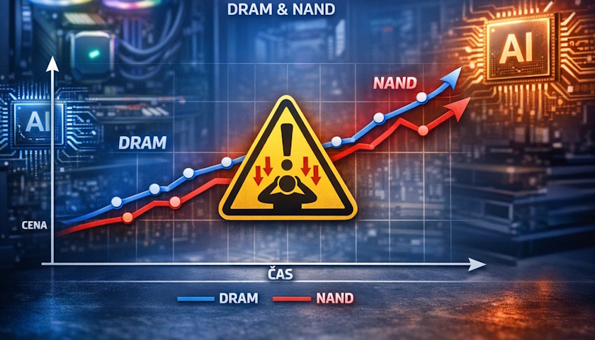 Rostoucí ceny pamětí přidávají další zátěž spotřebitelskému trhu s PC
