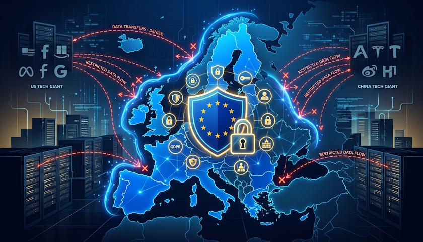 Většina obyvatel EU nedůvěřuje firmám z USA ani z Číny se svými daty