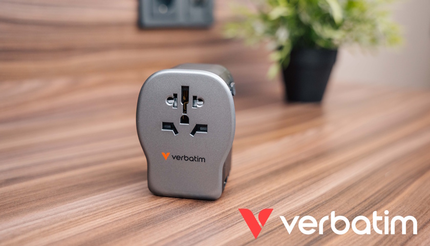 Verbatim Charge 'n' Travel 65 W Univerzální adaptér s uzemněním pro zástrčky z celého světa