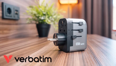 Verbatim Charge 'n' Travel EU–svět 65 W Adaptér pro evropské cestovatele s nabíjením notebooku
